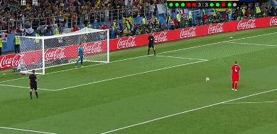 凯恩低射死角命中