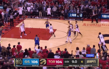 伊戈达拉命中锁定比赛胜利的三分球