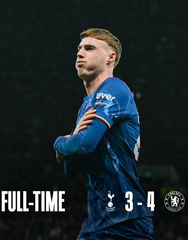 英超赛程：切尔西4:3热刺