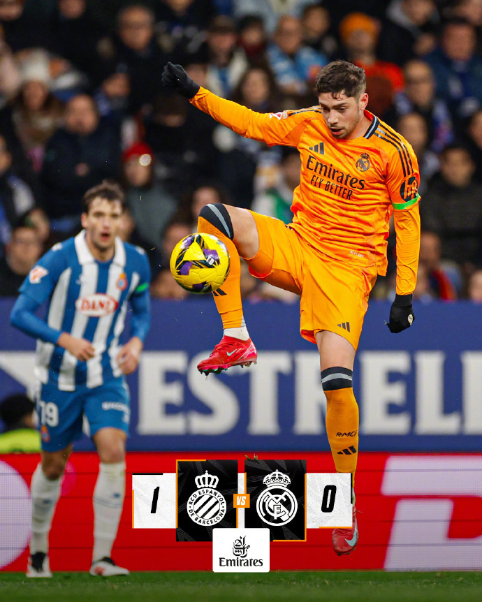 西班牙人1-0皇家马德里