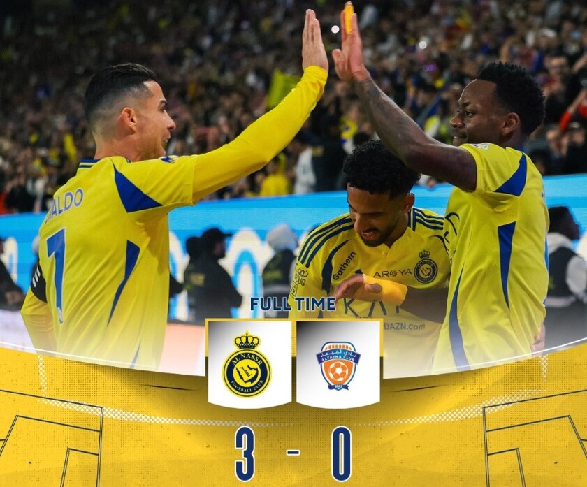 利雅得胜利3:0费哈