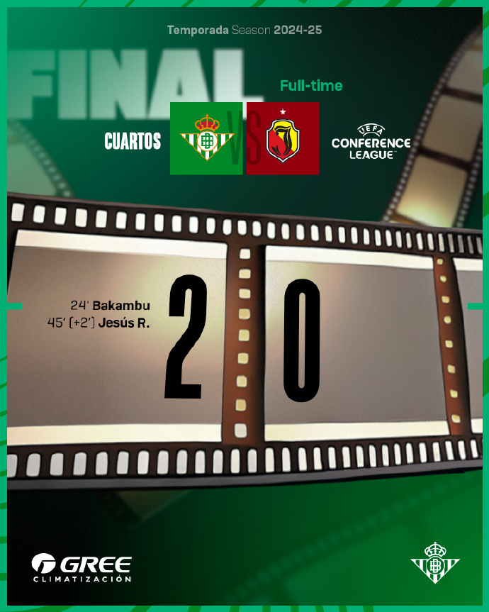 皇家贝蒂斯2-0战胜雅盖隆