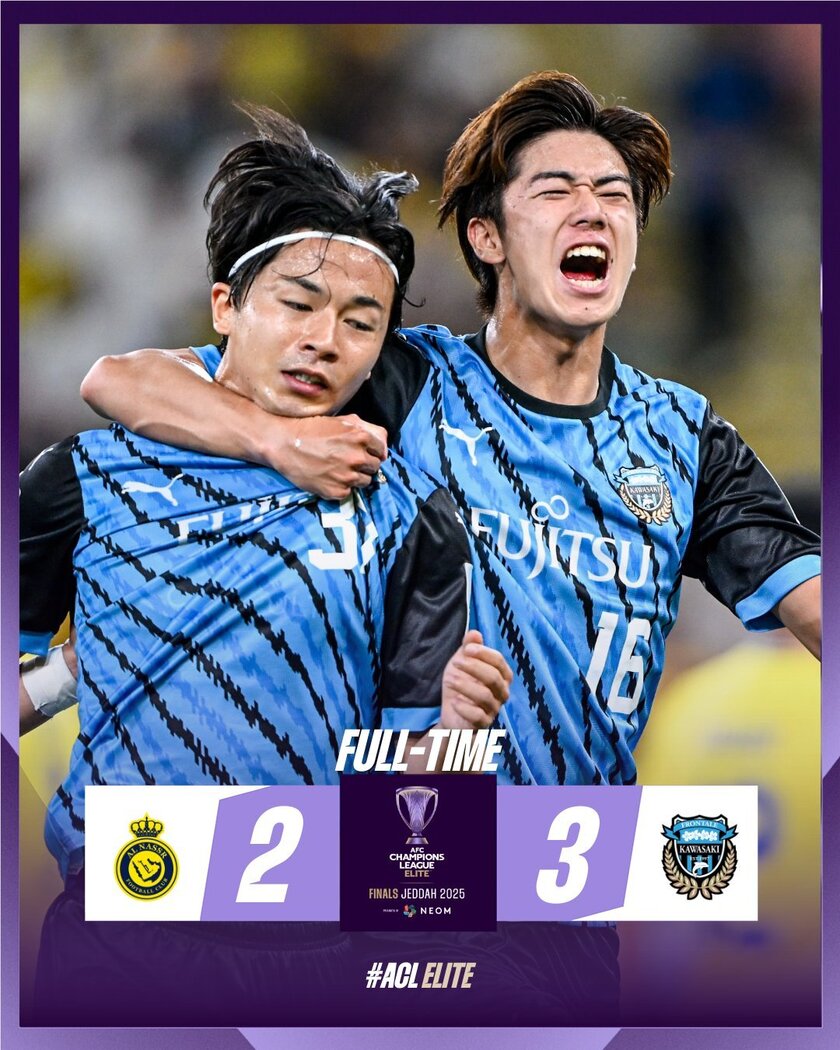 利雅得胜利2-3川崎前锋