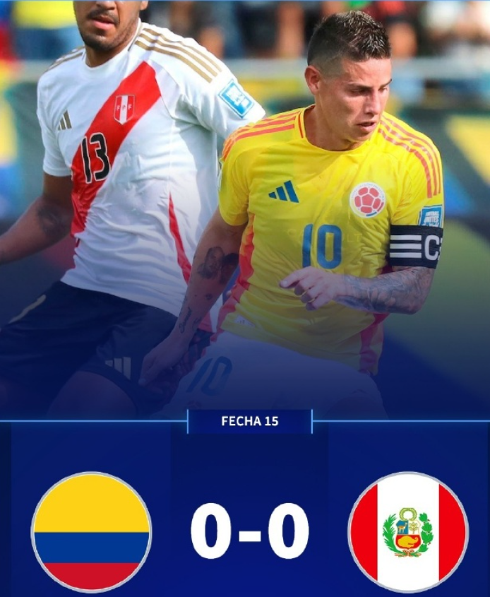 哥伦比亚0-0秘鲁