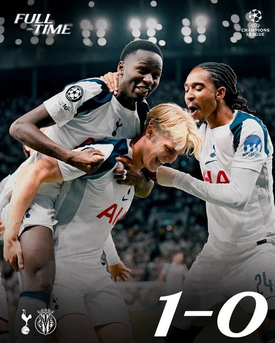 热刺1-0比利亚雷亚尔