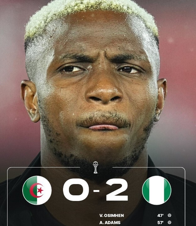 尼日利亚2-0阿尔及利亚