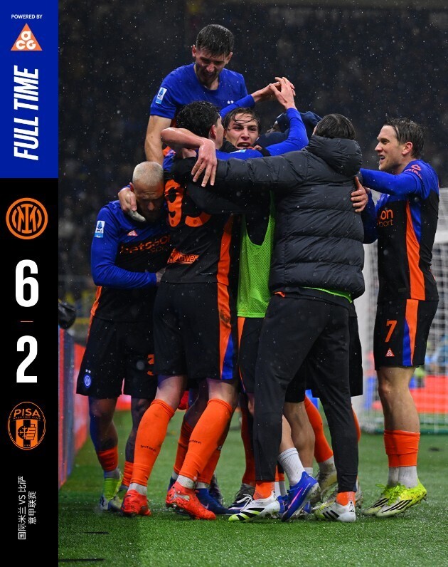 国际米兰6-2比萨