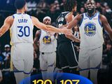 NBA-勇士120-107力克篮网，库里27分 小波特空砍27+9