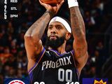 NBA-太阳112-93大胜奇才，六人得分上双萨尔空砍19+15难救主
