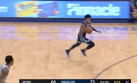 莫兰特抢断背扣技惊四座