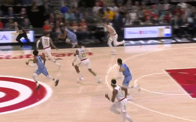 莫兰特接球起飞双臂拽筐暴扣