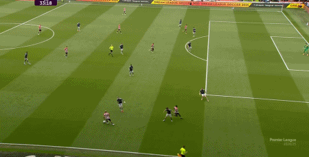 第81分钟，加纳乔内切，爆射破门