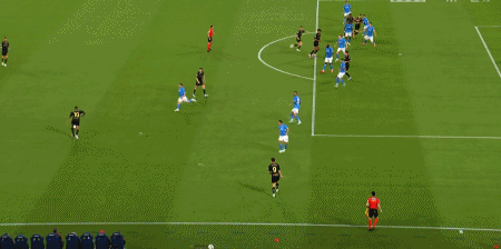 第84分钟，巴斯克斯头球破门，热那亚2-2  