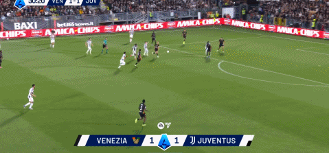 第31分钟，穆阿尼破门，尤文图斯2-1 