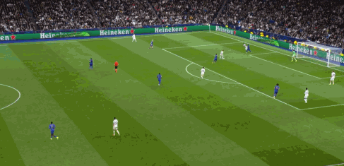 特泽抓住皇马后场玩火机会破门，皇马5-1摩纳哥