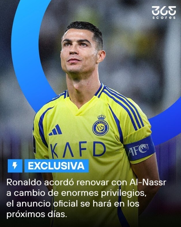 C罗续约利雅得胜利