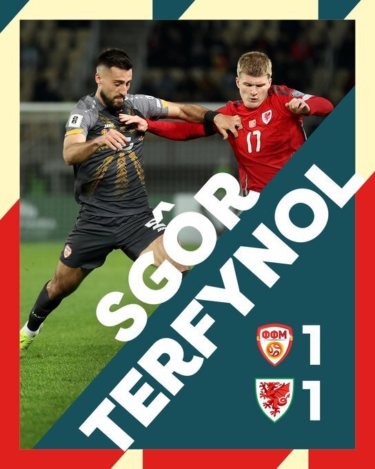 北马其顿1-1威尔士