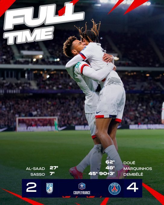 敦刻尔克2-4巴黎圣日耳曼