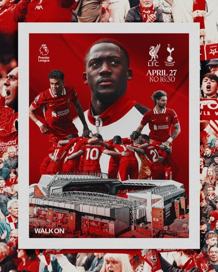 利物浦赛前海报