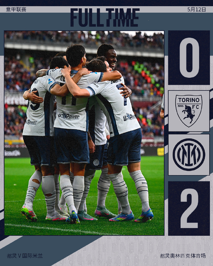 都灵0-2国际米兰