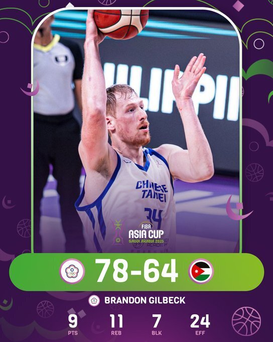 中国台北78-64约旦