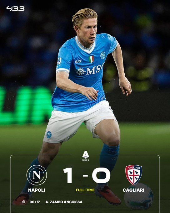 那不勒斯1-0卡利亚里