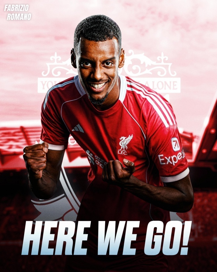 伊萨克加盟利物浦