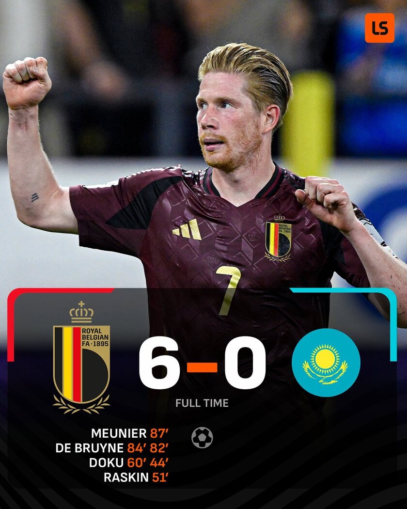 比利时6-0哈萨克斯坦