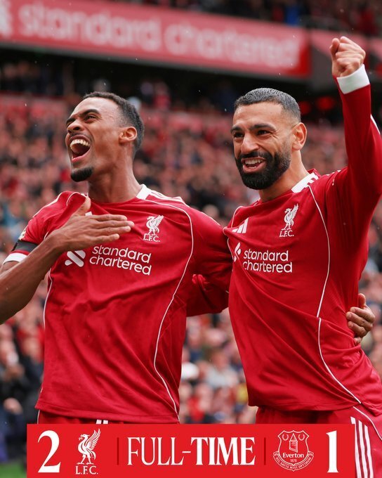 利物浦2-1埃弗顿