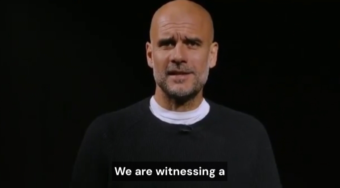 瓜迪奥拉录制视频声援巴勒斯坦