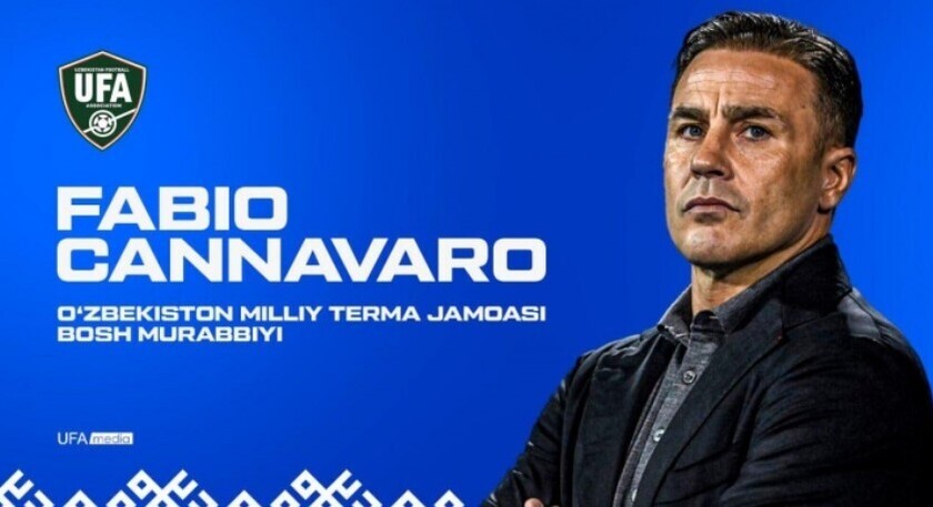 卡纳瓦罗正式出任乌兹别克斯坦主教练