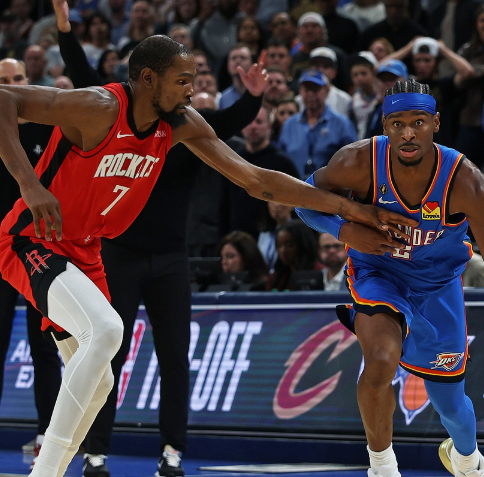 雷霆双加时125-124险胜火箭