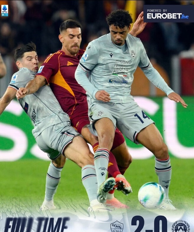 罗马2-0乌迪内斯