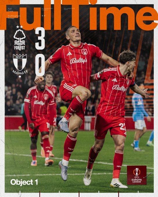 诺丁汉森林3-0马尔默