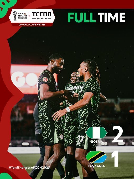 尼日利亚2-1坦桑尼亚