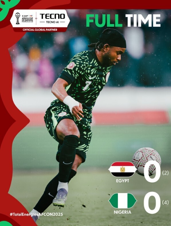 埃及0-0尼日利亚