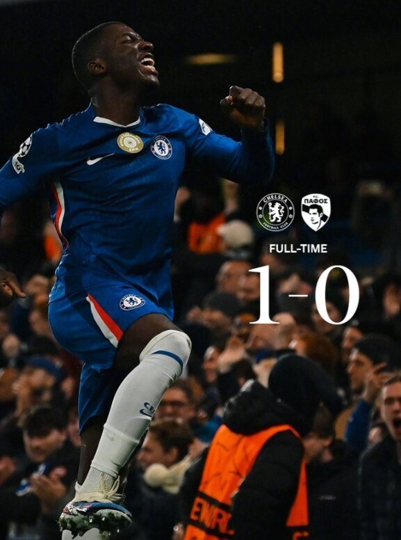 切尔西1-0帕福斯