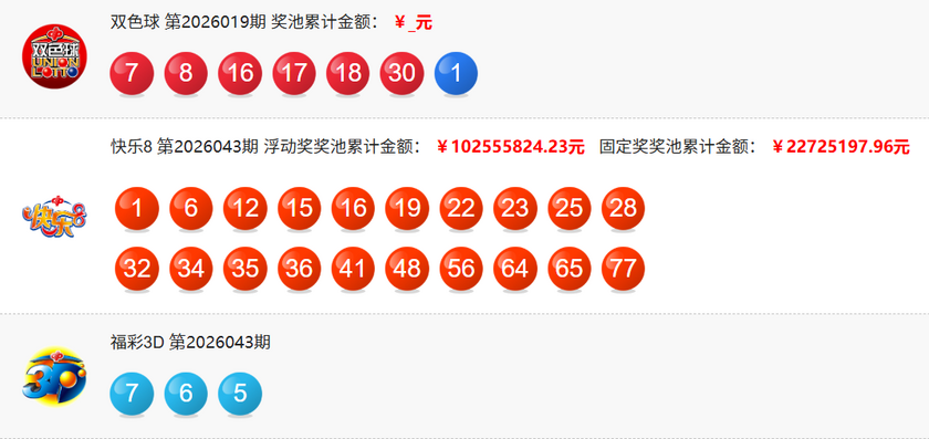 福彩开奖详情图