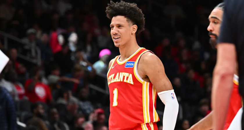 杰伦·约翰逊此役砍下26分12篮板